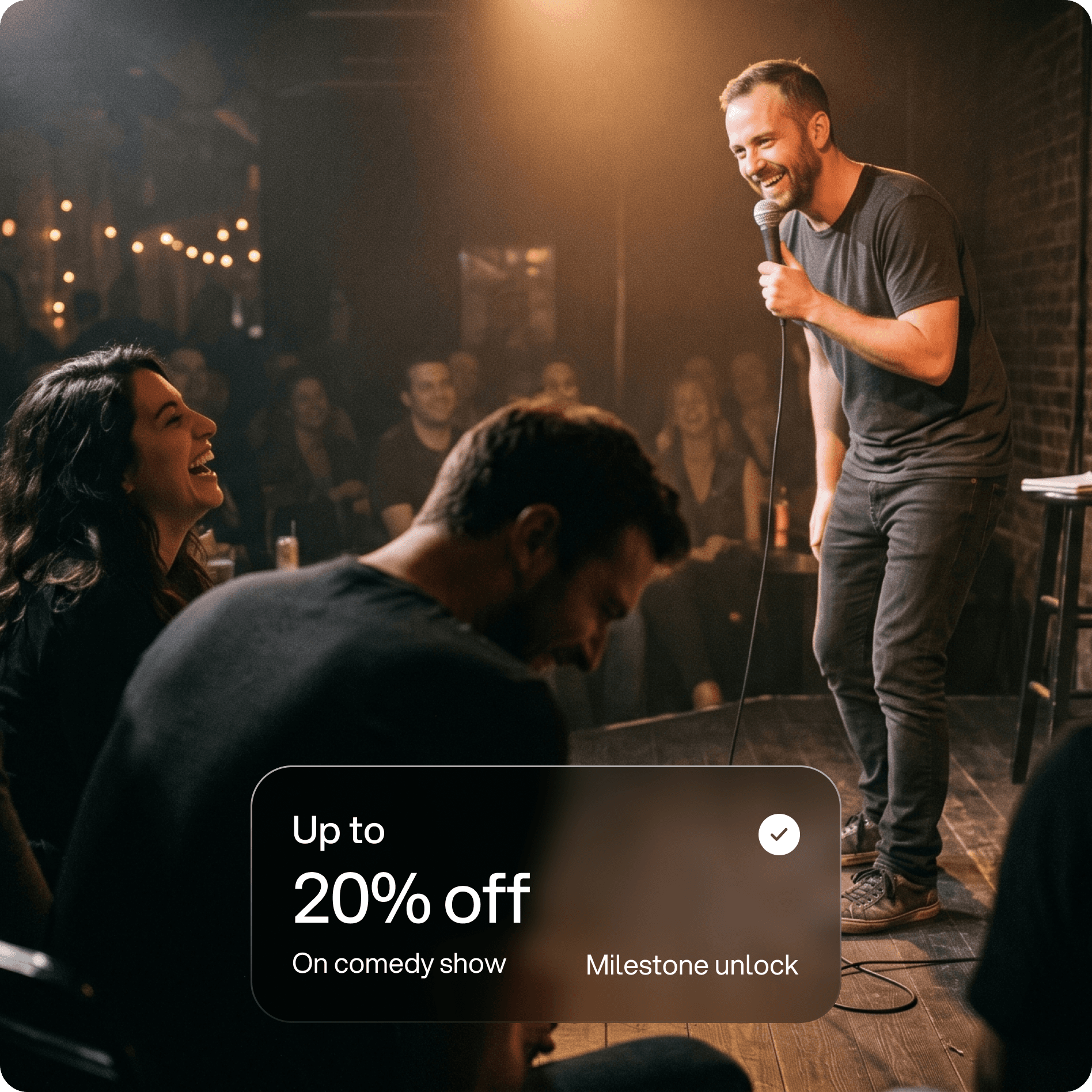 perks on comedy shows