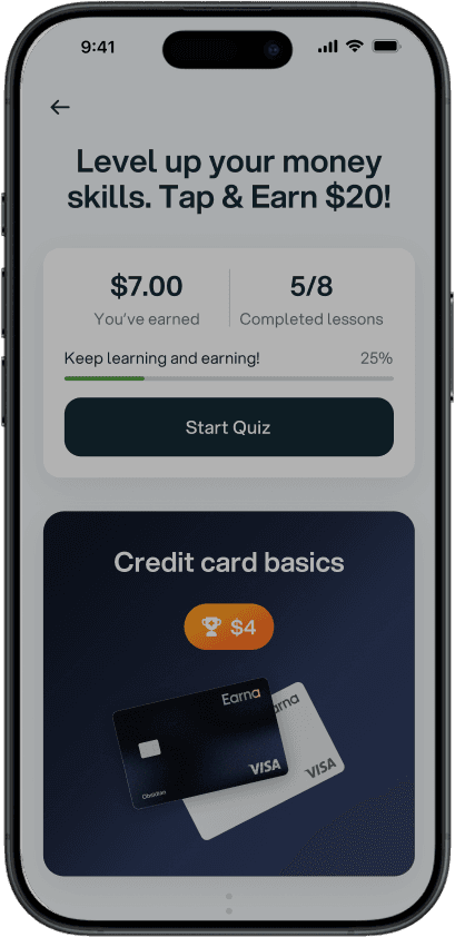 financial education app preview
