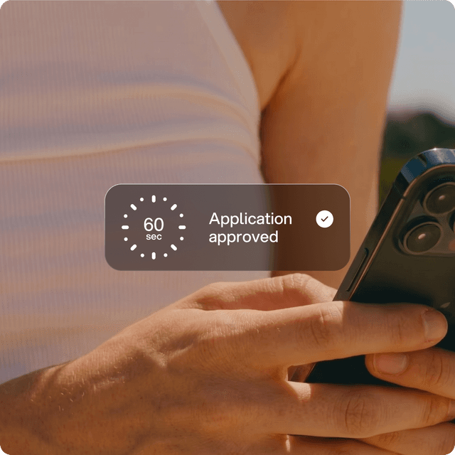 step 1: application approved